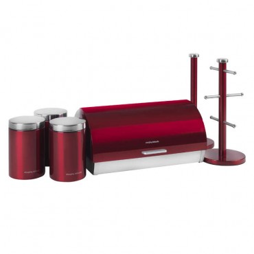 Morphy accents 6pce storage set red