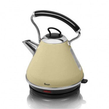 1.7 litre cream pyramid kettle