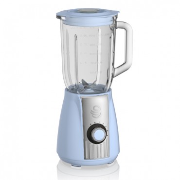 Swan Retro Stand Blender - Blue