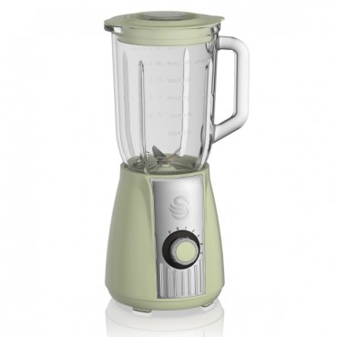 Swan Retro Stand Blender - Green