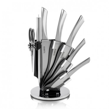 Tower 7 Piece Knife Set w/Stand S/Steel