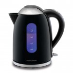 1.7 litre black dome jug kettle