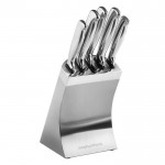 Morphy accents 5pce knife block s/steel