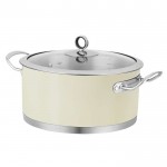 Morphy accents 24cm casserole cream