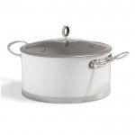 Morphy accents 24cm casserole white