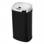 42l black square sensor bin