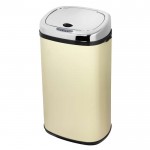 42l cream square sensor bin