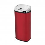 50l red square sensor bin