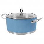 Morphy 24cm casserole cornfl/blue