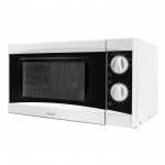 800w manual microwave (white)