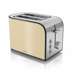 2 slice townhouse toaster - cream