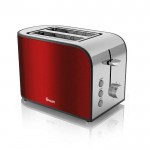 2 slice townhouse toaster - red