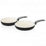 Swan retro 20cm/28cm fry pans black