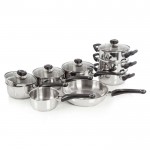 Morphy Richards 8pc stainless steel pan set