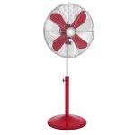 Swan Retro 16 Inch Stand Fan - Red