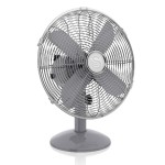 Swan Retro 12 Inch Desk Fan - Grey