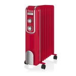 SWAN 9 Finned Oil Filled Radiator - Red