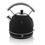 1.7 Litre Retro Dome Kettle - Black