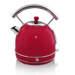 1.7 Litre Retro Dome Kettle - Red