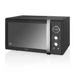 SWAN Retro 25L Digital Combi Microwave with Oven and Grill