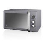 SWAN Retro 25L Digital Combi Microwave with Oven and Grill