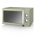 20 Litre Retro Manual Microwave - Green