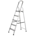 BUILDCRAFT Aluminium Step Ladder 5 Tread
