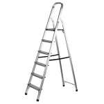 BUILDCRAFT Aluminium Step Ladder 6 Tread
