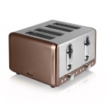 SWAN 4 Slice Copper Toaster