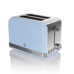 2 Slice S/S Toaster - Blue