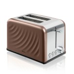 SWAN 2 Slice S/S Twist Toaster - Copper