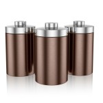 TOWNHOUSE Set of 3 Canisters