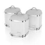 Fearne by SWAN Set of 3 Canisters Truffle