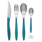 SWAN Oslo 24 Piece Cutlery Set Blue