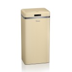 SWAN RETRO 45L Square Sensor Bin Cream