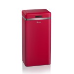 SWAN RETRO 45L Square Sensor Bin Red