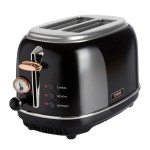 TOWER 2 Slice Stainless Steel Toaster