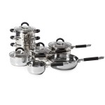 TOWER Essentials 8pce Pan Set S/Steel