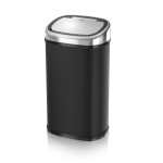 Tower - 58L Black Square Sensor Bin