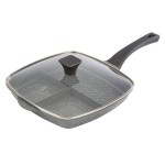 Tower Cerastone 28cm 3in1 Cast Grill Pan Graphite