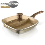 Tower Cerastone 28cm 2in1 Cast Grill Pan Gold